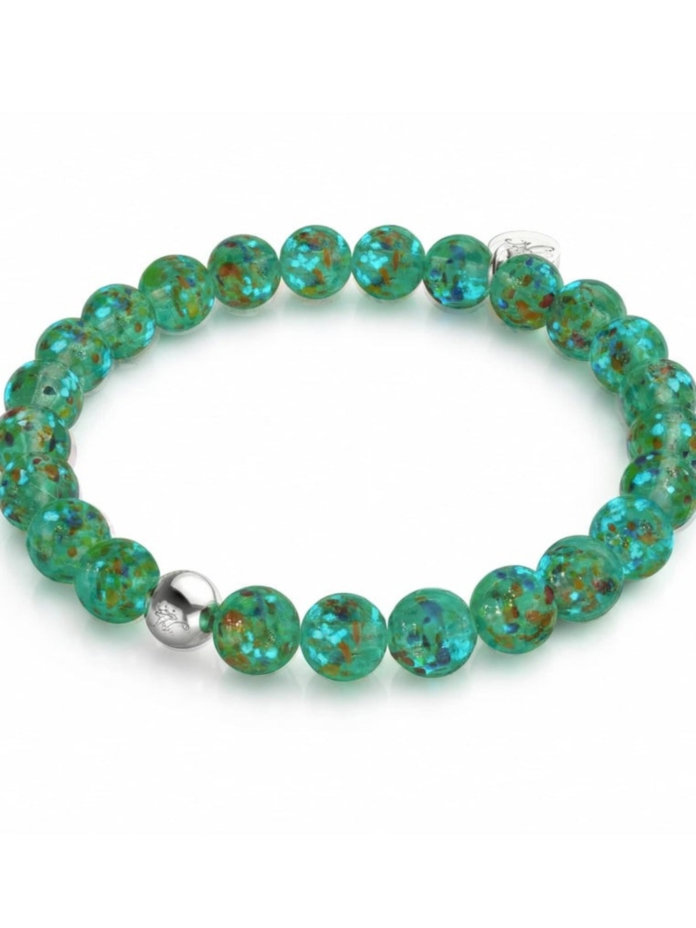 🆕️ NOGU Teal Firefly Glass Confetti Bracelet
